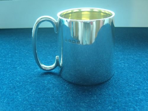 Superb Solid Silver Hallmarked Mug\tankard