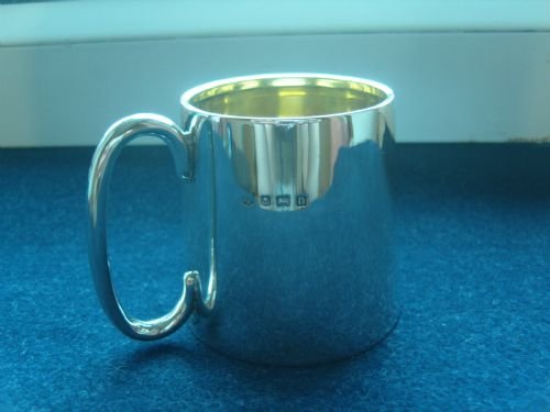 fig 3. Superb Solid Silver Hallmarked Mug\Tankard