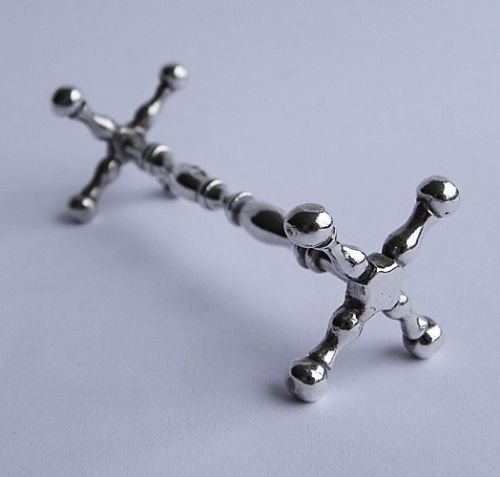 fig 1. RARE PAIR WILLIAM IV SILVER Knife Rests LONDON 1833
