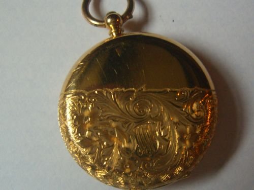 fig 1. Stunning Victorian 18ct Gold Cased Pocket Watch