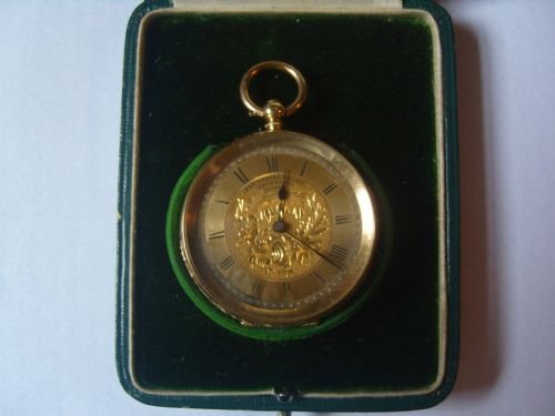 fig 4. Stunning Victorian 18ct Gold Cased Pocket Watch