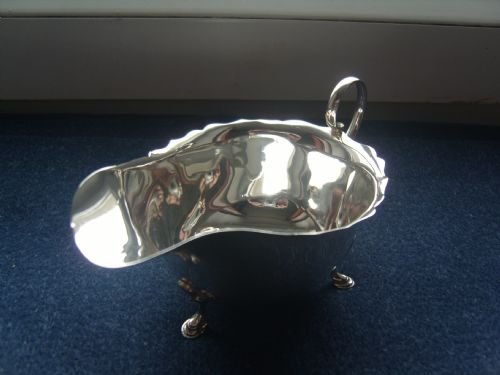 Lovely Art Deco Silver Sauce Boat