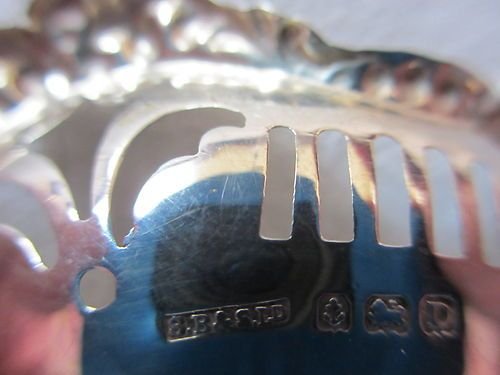 fig 2. Lovely Hallmarked Silver Pedastal Sweet Dish