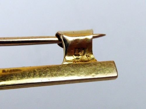 fig 3. Stunning Victorian 15ct Gold And Diamond Brooch 0.6ct diamonds