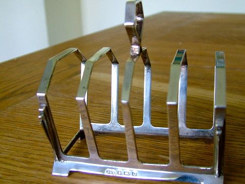 Stunning Art Deco Solid Sterling Silver Toast Rack 5 Deakin & Francis
