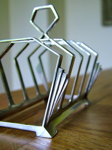 fig 1. STUNNING ART DECO SOLID STERLING SILVER TOAST RACK 5 DEAKIN & FRANCIS