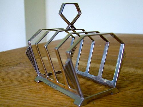 fig 3. STUNNING ART DECO SOLID STERLING SILVER TOAST RACK 5 DEAKIN & FRANCIS