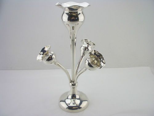 Beautiful Silver Epergne Centre Piece Birmingham 1916 - 12" Joseph Gloster
