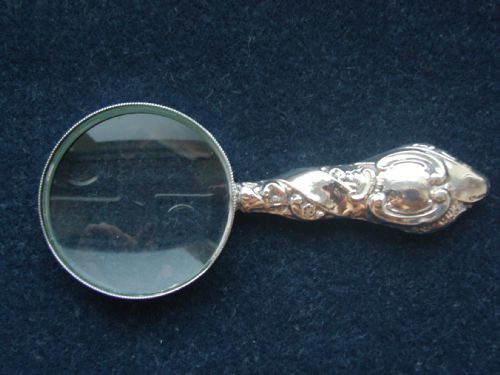 Ornate Silver Chester Hallmarked Magnifying Glass