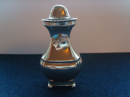 Lovely Antique Hallmarked Silver Pepper Pot