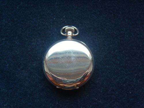 fig 2. Super Hallmarked Silver Open Face Pocket Watch Swiss Made