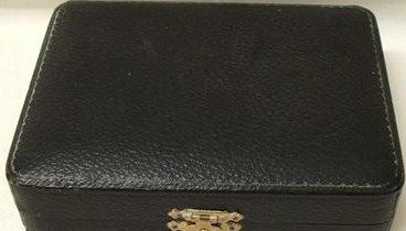 fig 3. 1939 VINTAGE SOLID SILVER CHRISTENING SPOON AND PUSHER SET CASED