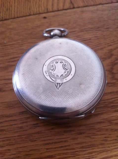 fig 2. Antique Edwardian Silver Pocket Watch -H. Samuel Acme Lever Circa 1910.