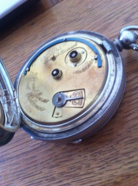 fig 4. Antique Edwardian Silver Pocket Watch -H. Samuel Acme Lever Circa 1910.