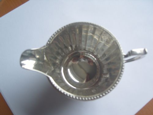 fig 1. Superb Hallmarked Sterling Silver Cream Jug