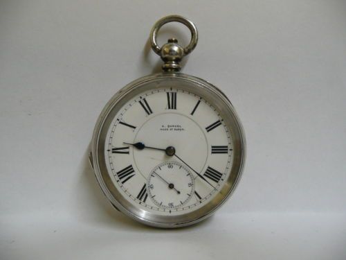 Antique Silver Cased Pocket Watch Marked H.samuel C.1900