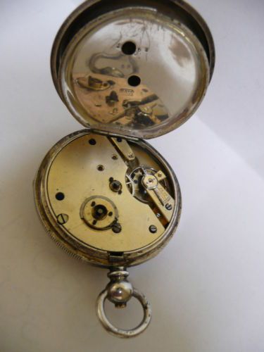 fig 3. Antique Silver Cased Pocket Watch Marked H.Samuel C.1900