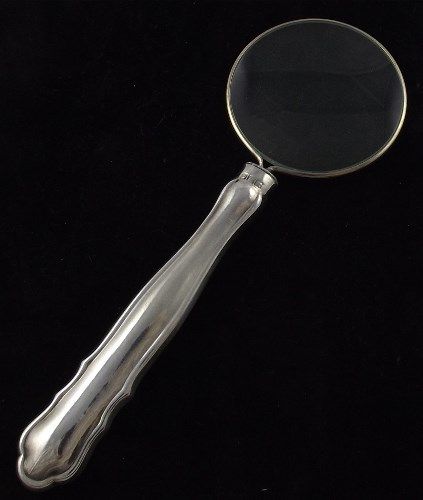 Details About   Magnifying Glass with Sterling Silver Handle Sheffield 1904 
