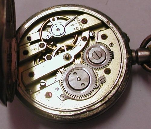 fig 1. Antique Solid Silver Ladies Pocketwatch