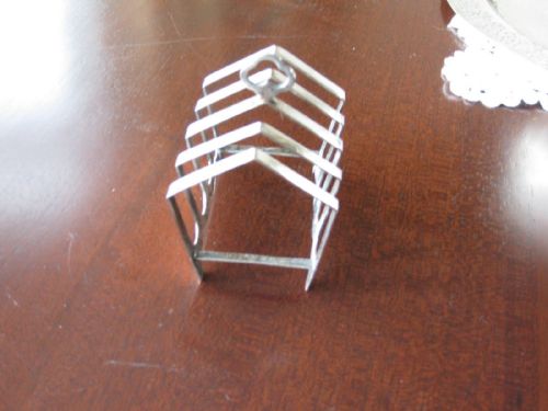 Lovely Art Deco Hallmarked Silver Toast Rack
