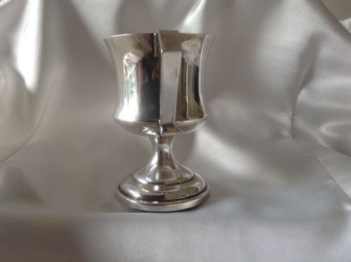 fig 1. SOLID SILVER TROPHY CUP BY BLACKENSEE & SON BIRMINGHAM 1929, Not Engraved
