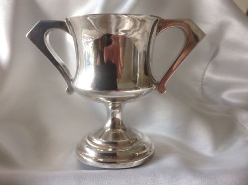 A Good Antique Solid Silver Trophy Cup, Birmingham 1929, Not Engraved
