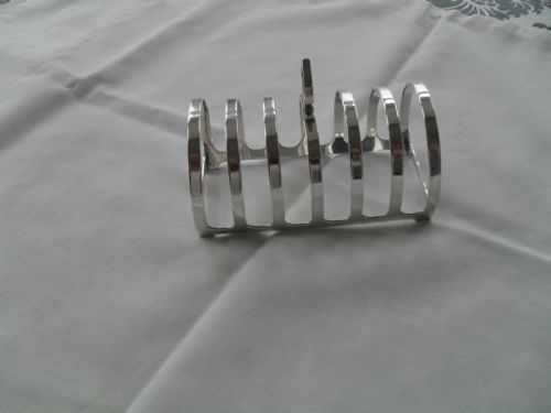 Lovely Hallmarked Silver Seven Bar Toast Rack Mappin & Webb