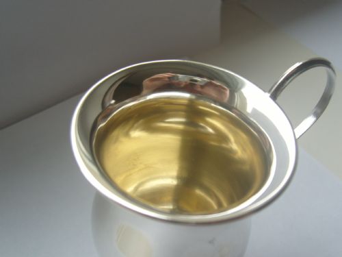 fig 1. Unusual Hallmarked Silver Christening Mug 1919