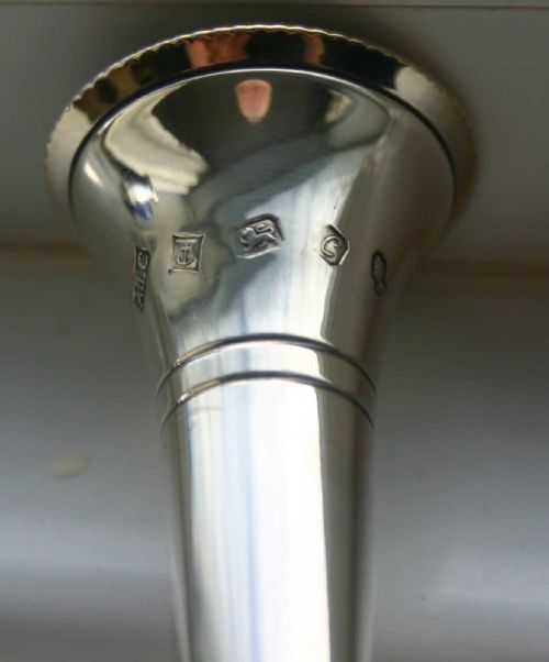 fig 1. Lovely Sterling Silver Bud Vase