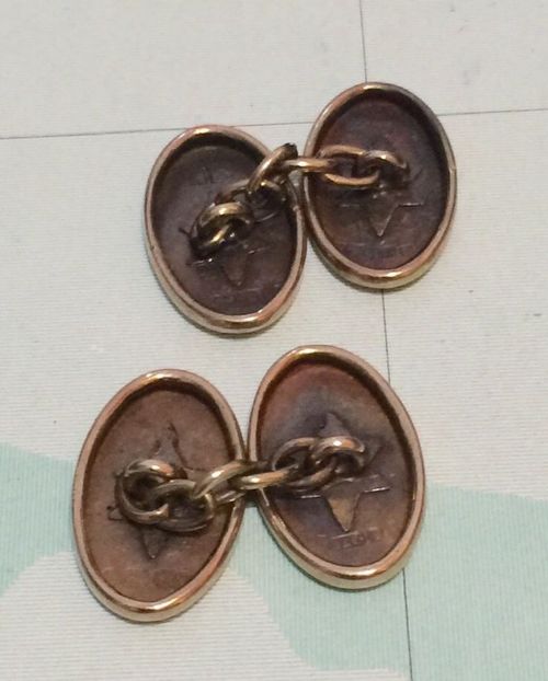 fig 1. FINE-9Ct-ROSE-GOLD-OVAL-CUFF-LINKS-CHAIN-LINKED
ANTIQUE FINE 9Ct ROSE GOLD OVAL CUFF LINKS-CHAIN LINKED