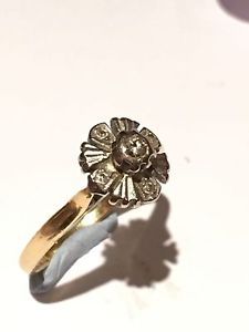 fig 1. Stunning Art Deco 18ct Gold Diamond Ring