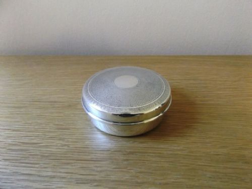 Super Hallmarked Silver Dressing Table Pot