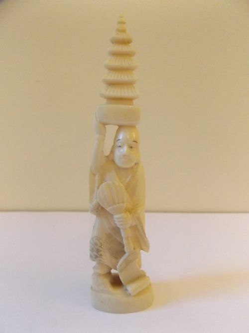 Japanese Ivory Okimono Meiji Period C1900 Signed