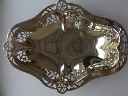 Lovely Art Deco Hallmarked Silver Centre Bowl Emile Viner