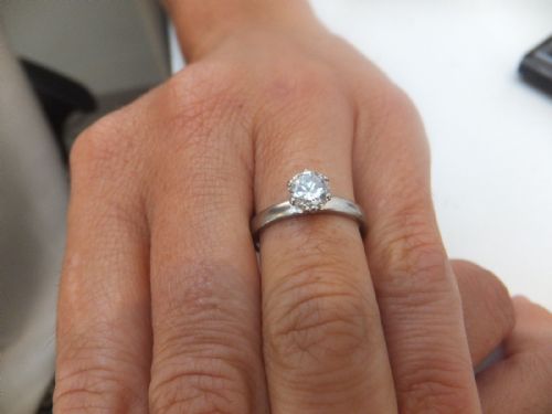 Stunning 18ct White Gold Art Deco 0.7ct Old Mind Cut Diamond Solitaire Ring