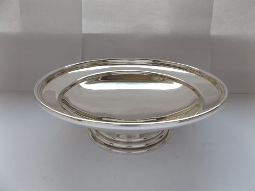 Lovely Hallmarked Silver Pedestal Bowl