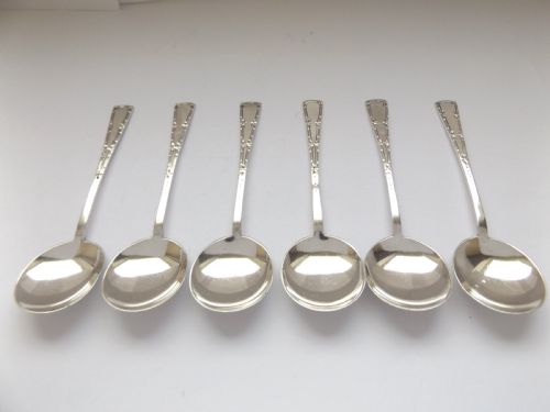 Set of Six Hallmarked Silver Spoons