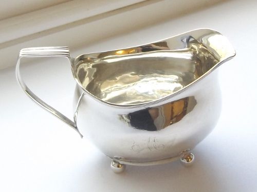 Lovely George 111 Silver Cream Jug