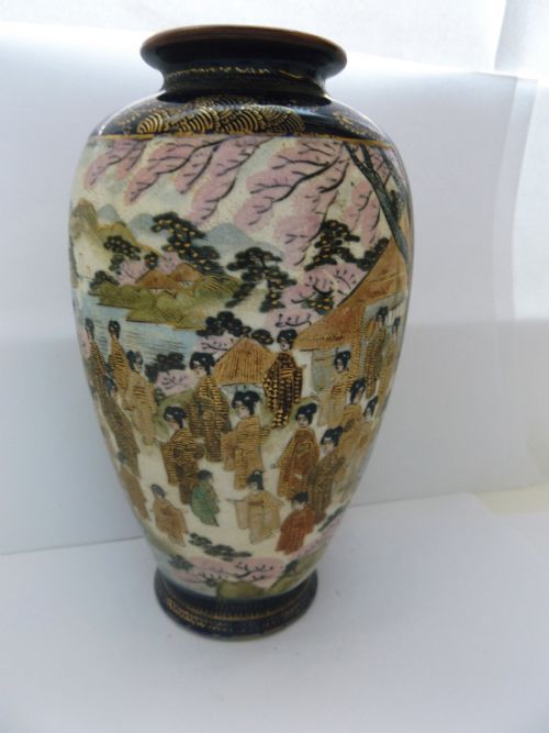 Japanese Meiji Period Satsuma Vase