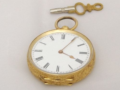Super Victorian 18ct Gold Open Faced Pocket Watch