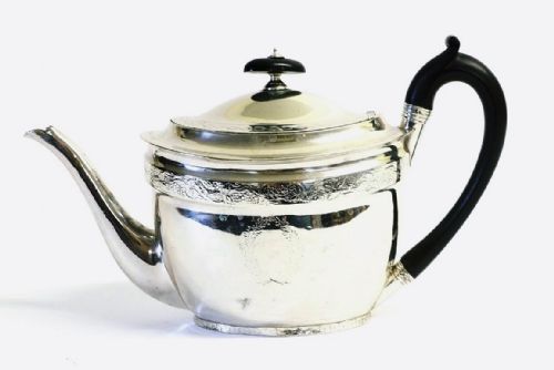 Superb Georgian Hallmarked Silver Teapot