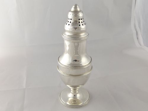 Super Hallmarked Silver George111 Sugar Castor Price Reducced