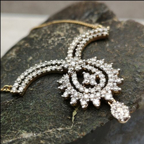 18ct Gold 2ct Diamond Pendant Necklace