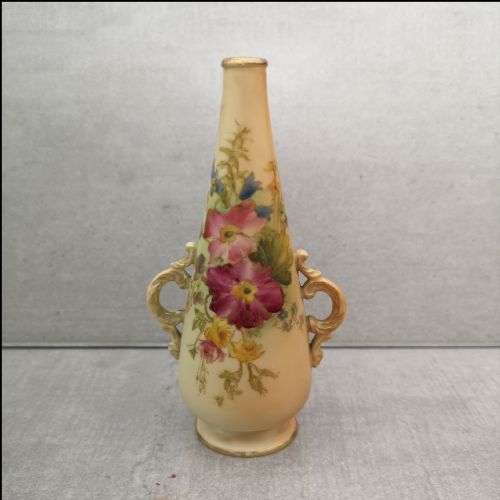 Royal Worcester Blush Ivory Bud Vase C.1909