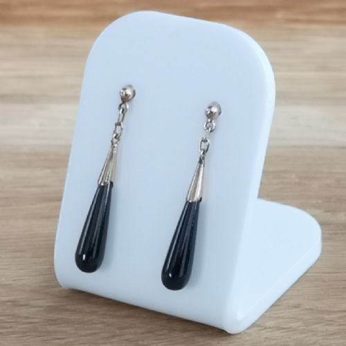 9ct Gold Black Onyx Earrings