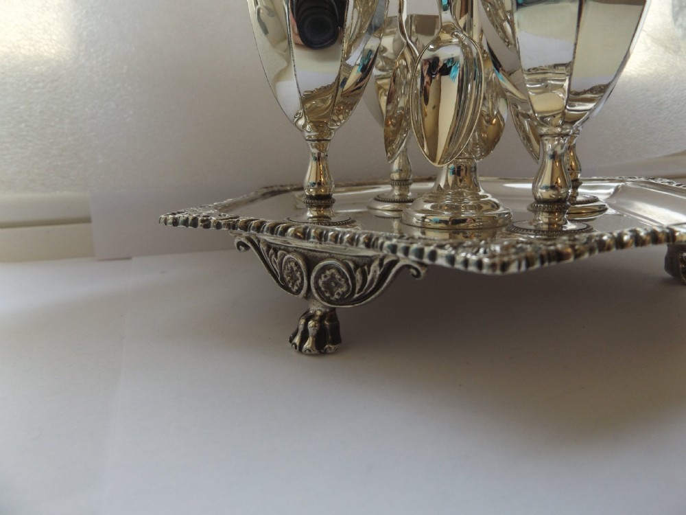 Stunning Victorian Silver Plated Egg Cruet View III