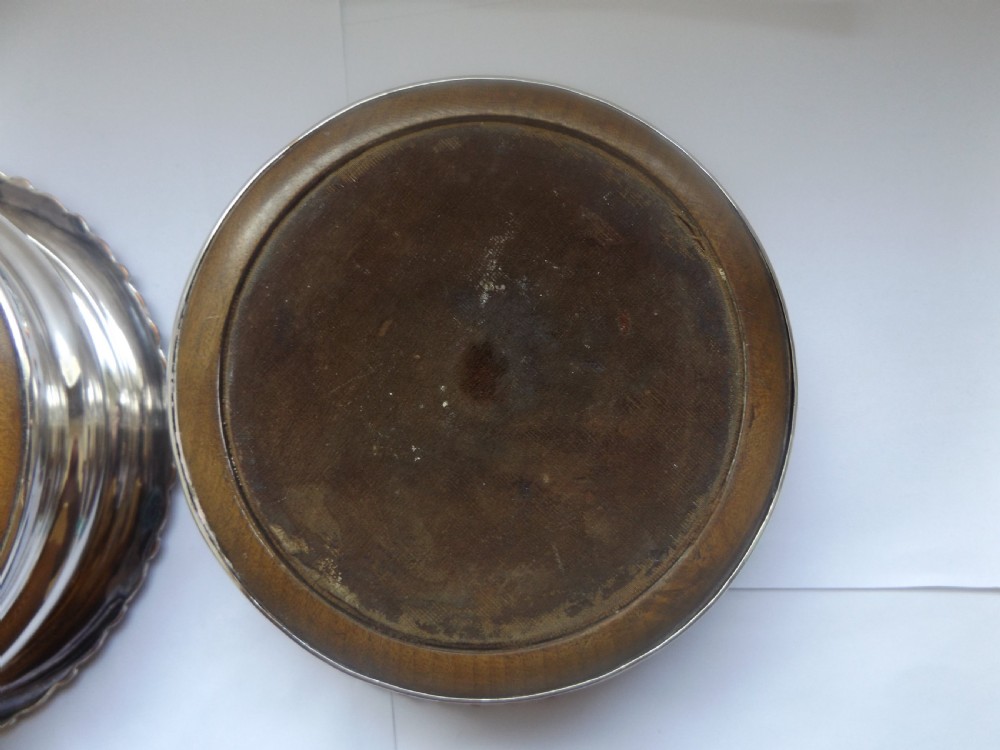 Super Pair of Silver Plated Wine Coasters View II
