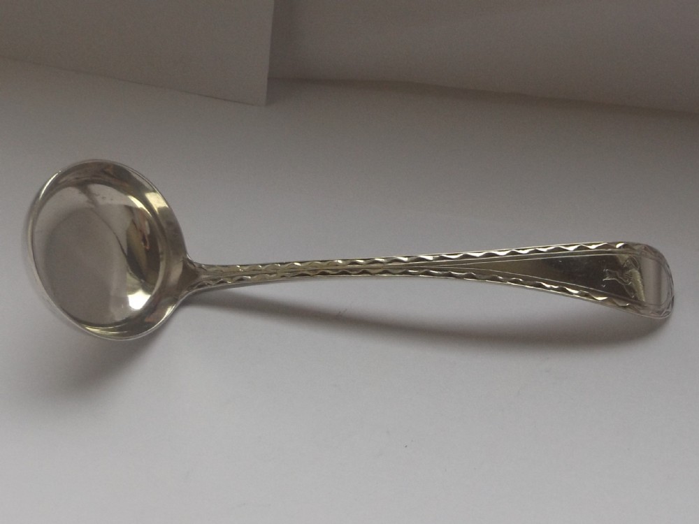 Lovely Victorian Edinburgh Silver Toddy/Sauce Ladle