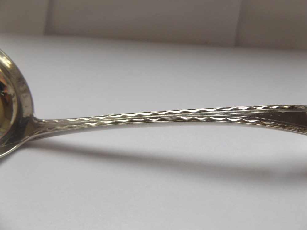 Lovely Victorian Edinburgh Silver Toddy/Sauce Ladle View VIII