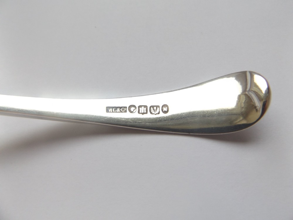 Lovely Victorian Edinburgh Silver Toddy/Sauce Ladle View IX